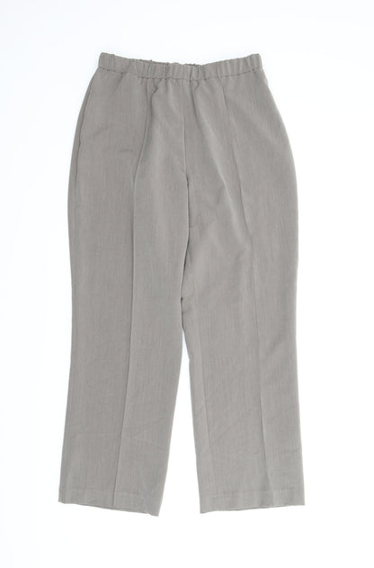 Womens UK Size 10 Preworn Regular Fit Carpenter Beige Trousers