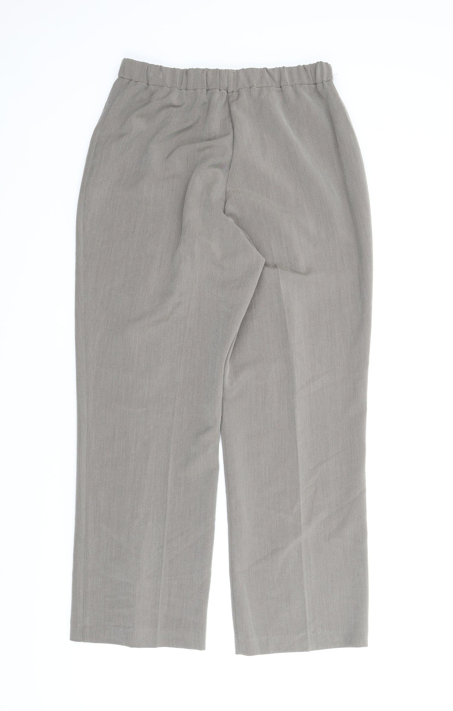Womens UK Size 10 Preworn Regular Fit Carpenter Beige Trousers