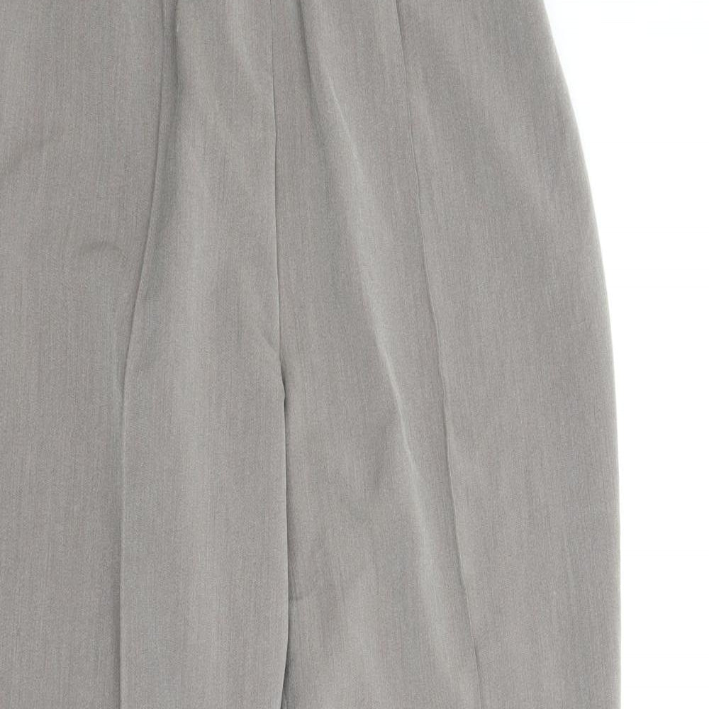 Womens UK Size 10 Preworn Regular Fit Carpenter Beige Trousers