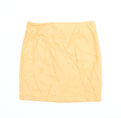 Atmosphere Womens Orange   A-Line Skirt Size 12