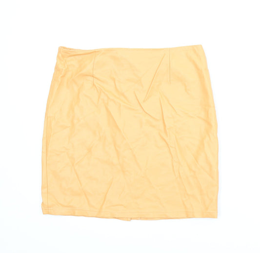 Atmosphere Womens Orange   A-Line Skirt Size 12