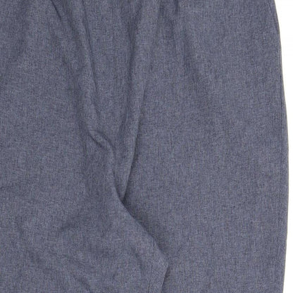 Womens UK Size 22 Le Bon Marché Regular Fit Capri Blue Trousers