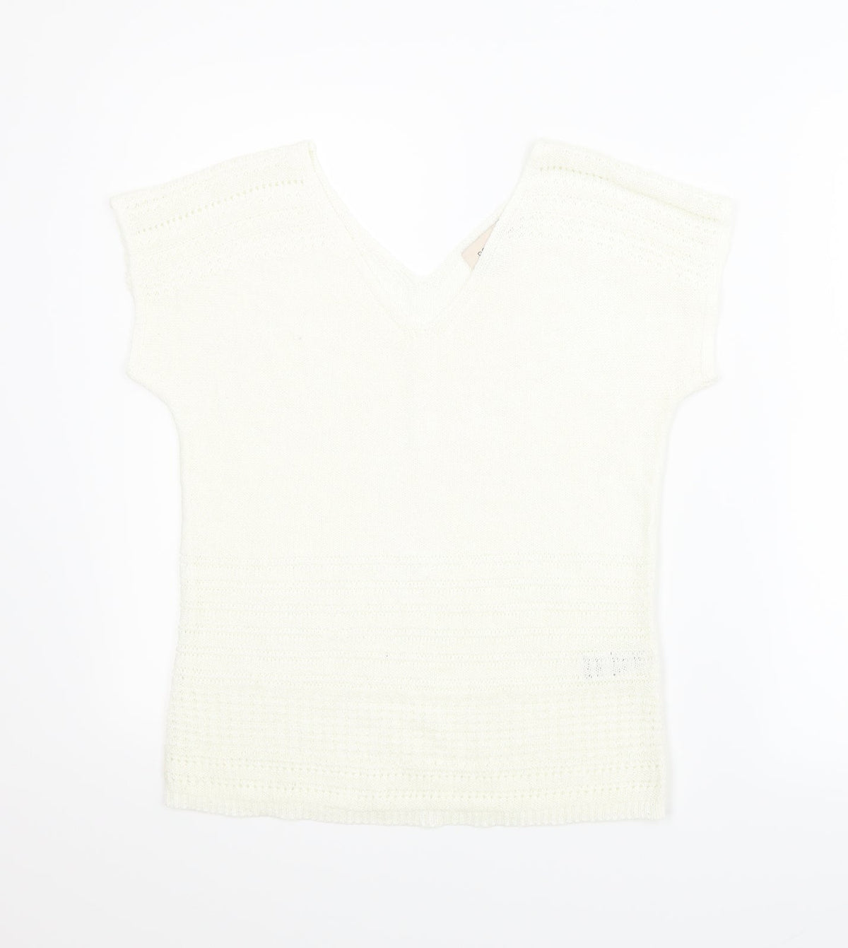 Per Una Womens White   Vest Jumper Size 10
