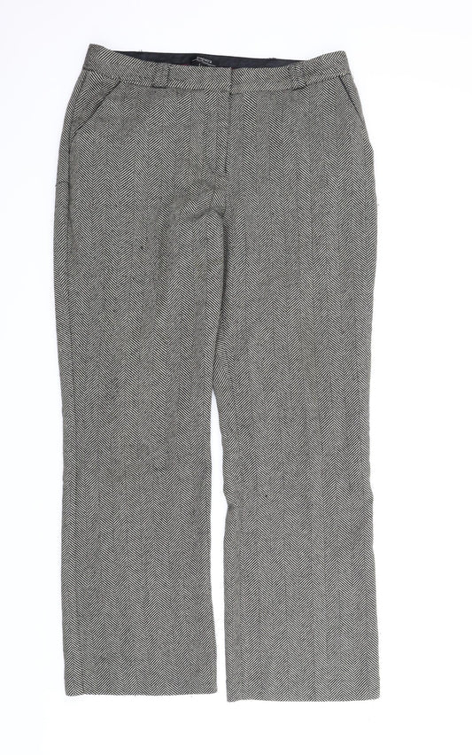 Womens UK Size 14 Papaya Regular Fit  Grey Trousers