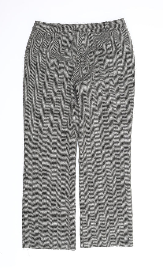 Womens UK Size 14 Papaya Regular Fit  Grey Trousers