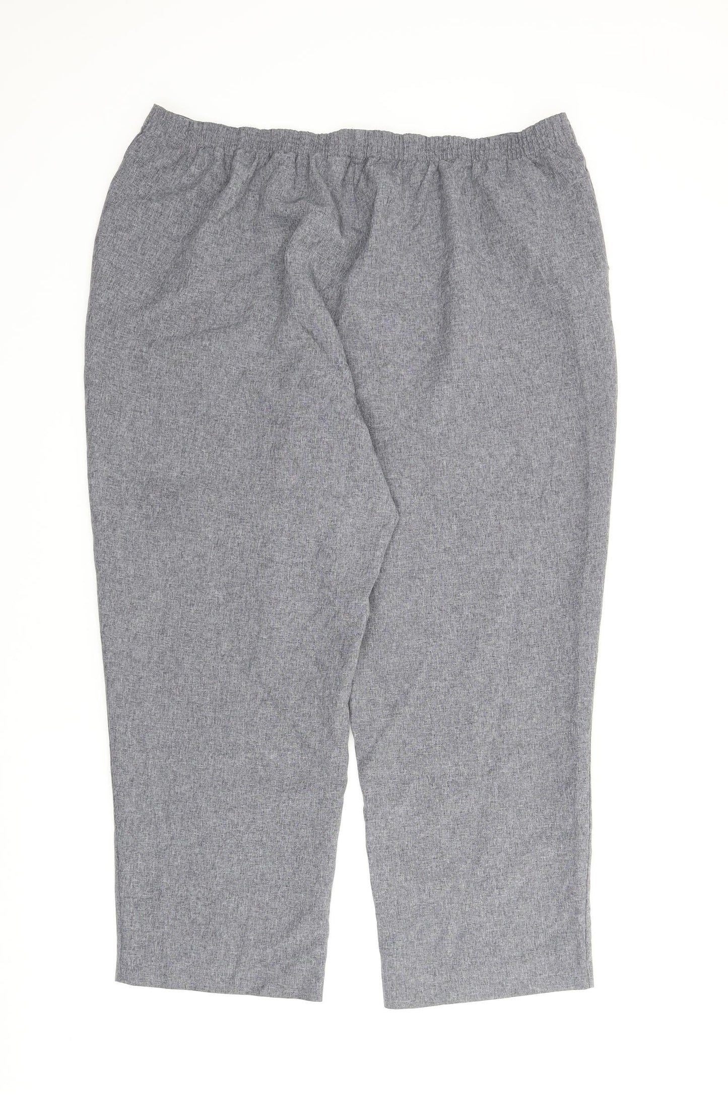 Womens UK Size 20 Le Bon Marché Regular Fit Capri Grey Trousers