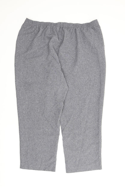 Womens UK Size 20 Le Bon Marché Regular Fit Capri Grey Trousers