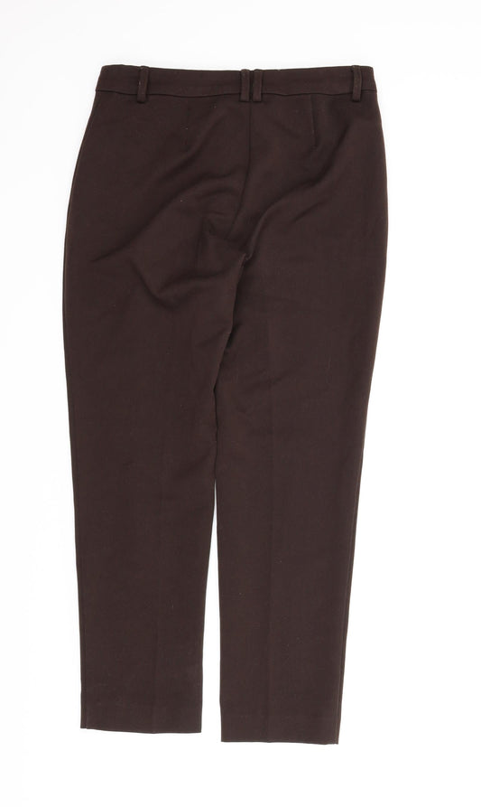 M&S Womens Brown   Carpenter Trousers Size 8 L24.5 in