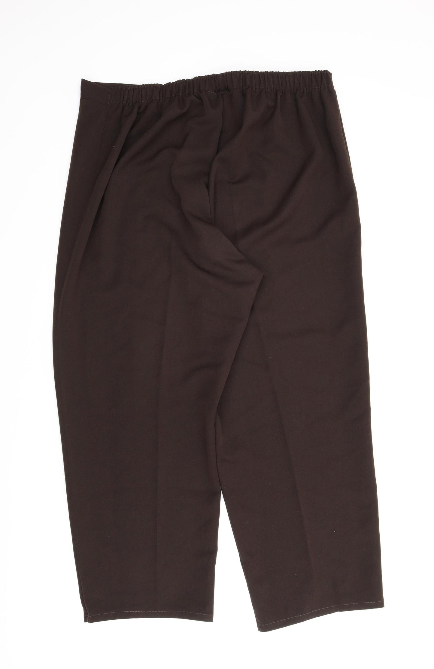 Womens UK Size 20 Saloos Regular Fit Carpenter Brown Trousers
