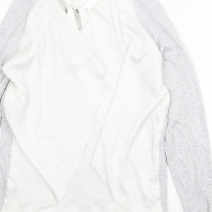 Womens UK Size 14 NEXT Grey Basic Blouse
