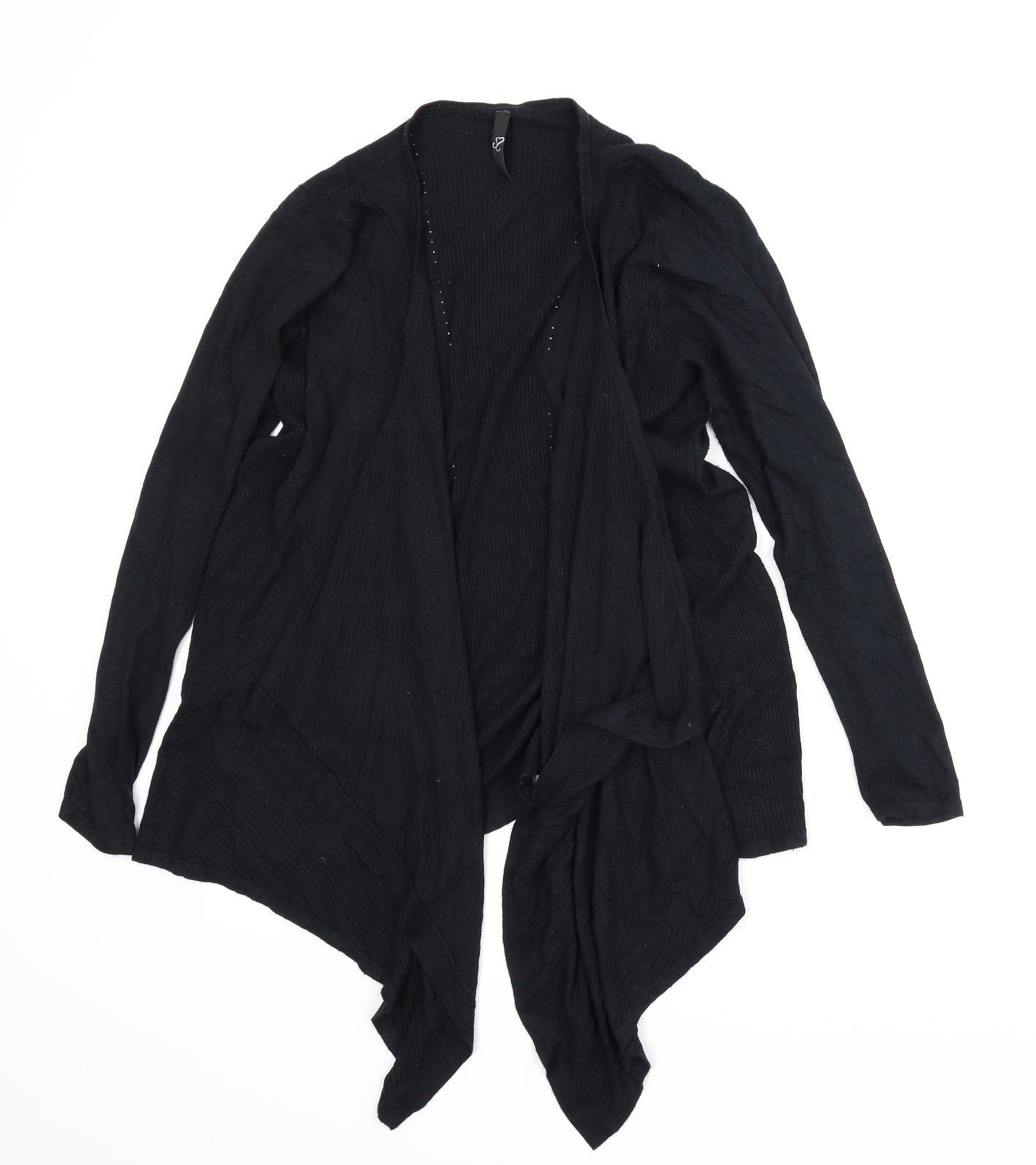 Evie Womens Black   Cardigan Jumper Size 18  - Draped