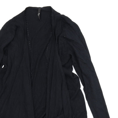 Evie Womens Black   Cardigan Jumper Size 18  - Draped