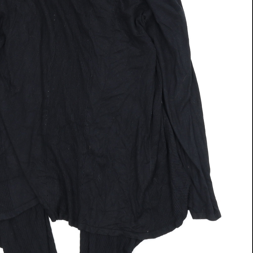 Evie Womens Black   Cardigan Jumper Size 18  - Draped