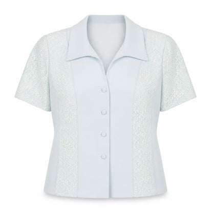 Condici Womens Green Floral  Basic Button-Up Size 14