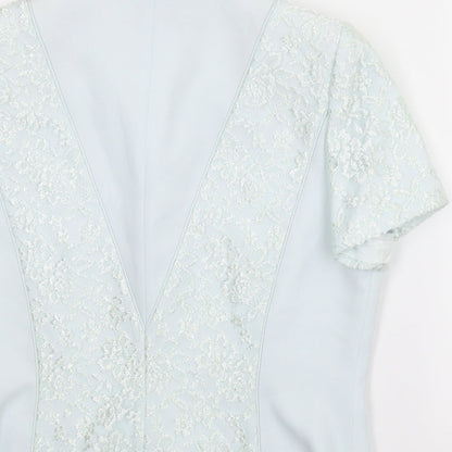 Condici Womens Green Floral  Basic Button-Up Size 14