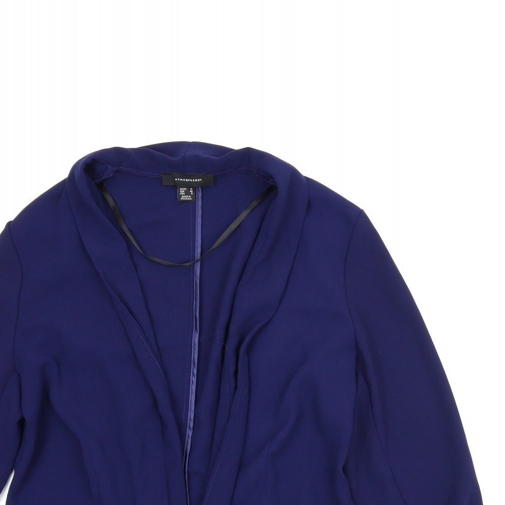 Atmosphere Womens Blue   Cardigan Jumper Size 12  - Draped jacket