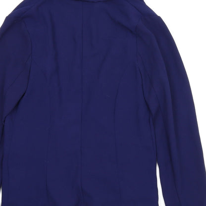 Atmosphere Womens Blue   Cardigan Jumper Size 12  - Draped jacket