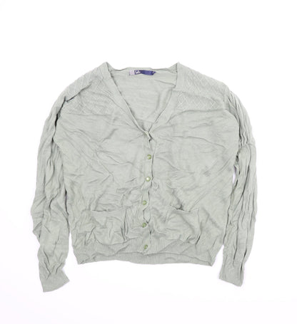 Isle Womens Green   Cardigan Jumper Size 14