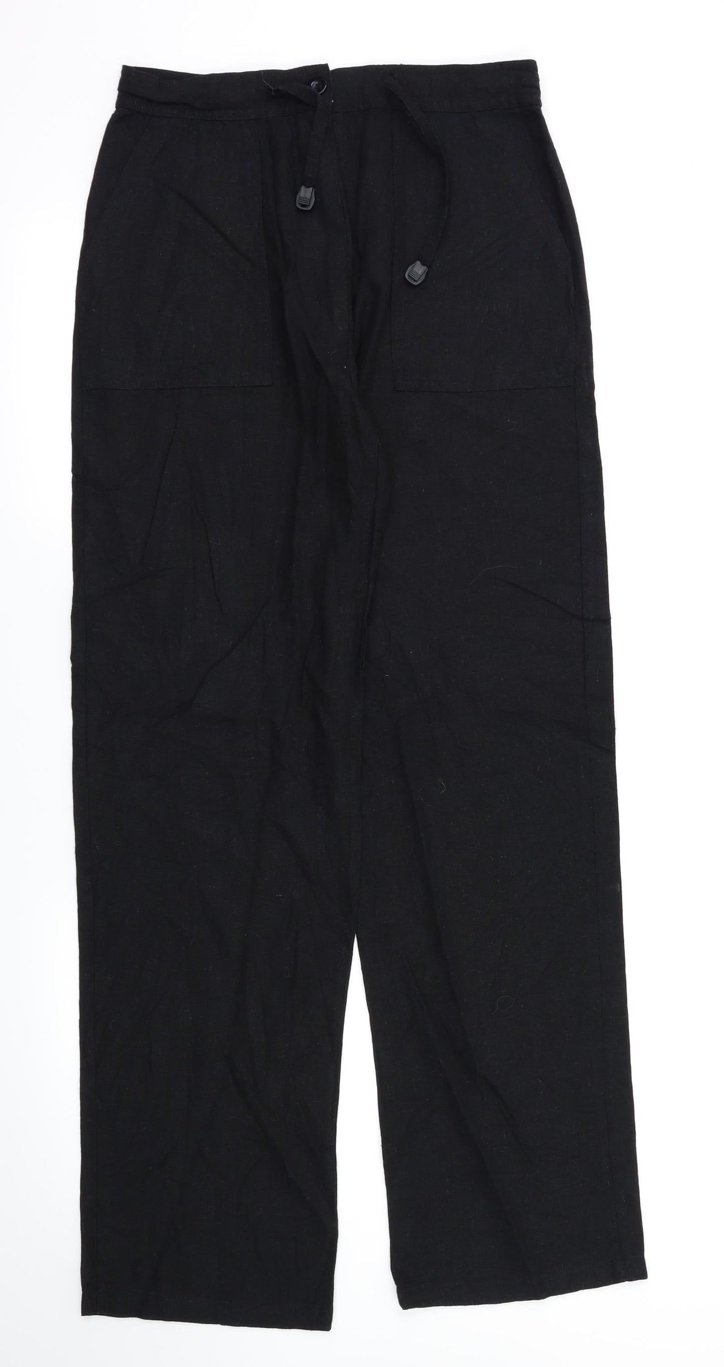 Fisher Lifestyle  Womens Black   Trousers  Size L L31 in