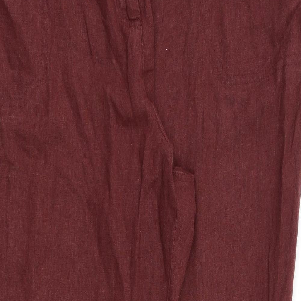 Womens UK Size 18 BHS Regular Fit  Red Trousers