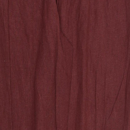 Womens UK Size 18 BHS Regular Fit  Red Trousers