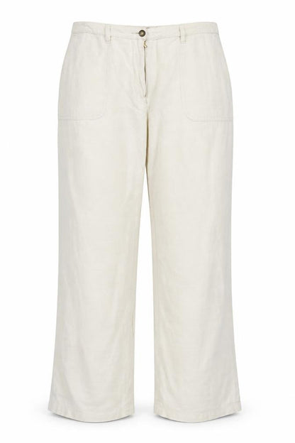 Womens UK Size 16 Etam Regular Fit  Ivory Trousers