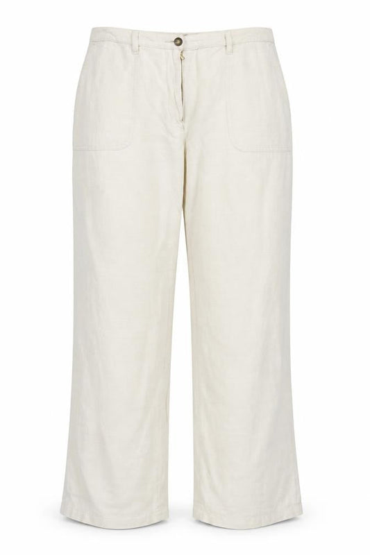 Womens UK Size 16 Etam Regular Fit  Ivory Trousers