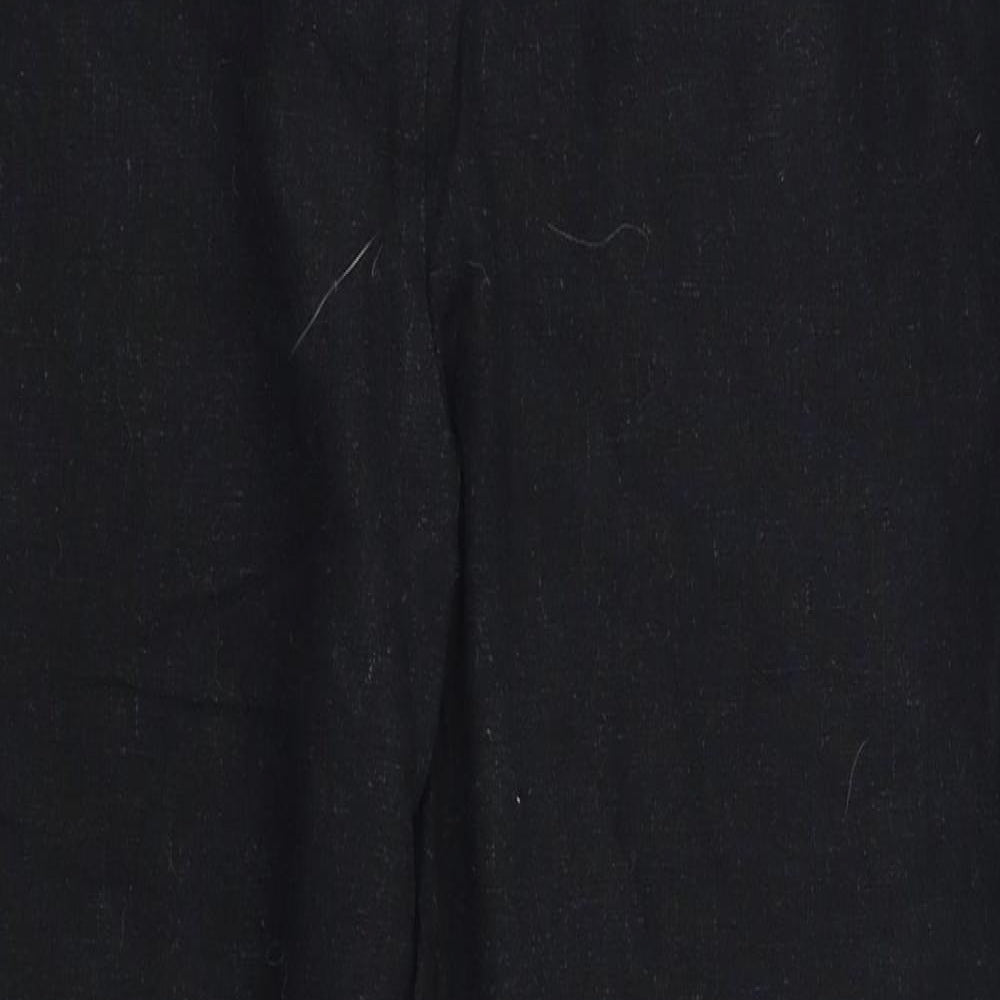 Womens UK Size 10 ASOS Regular Fit  Black Trousers