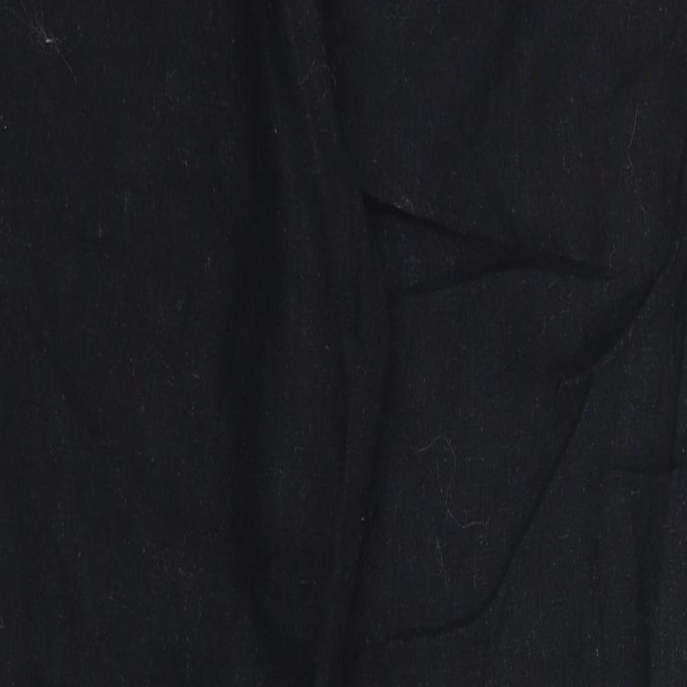 Womens UK Size 10 ASOS Regular Fit  Black Trousers