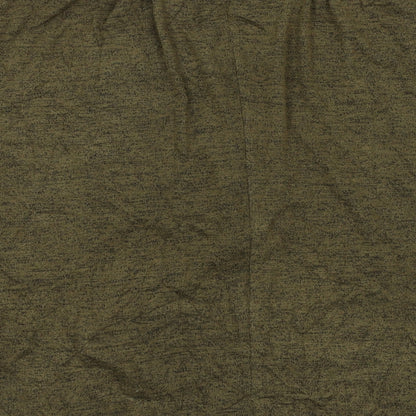 Womens UK Size M New Look Green Basic T-Shirt