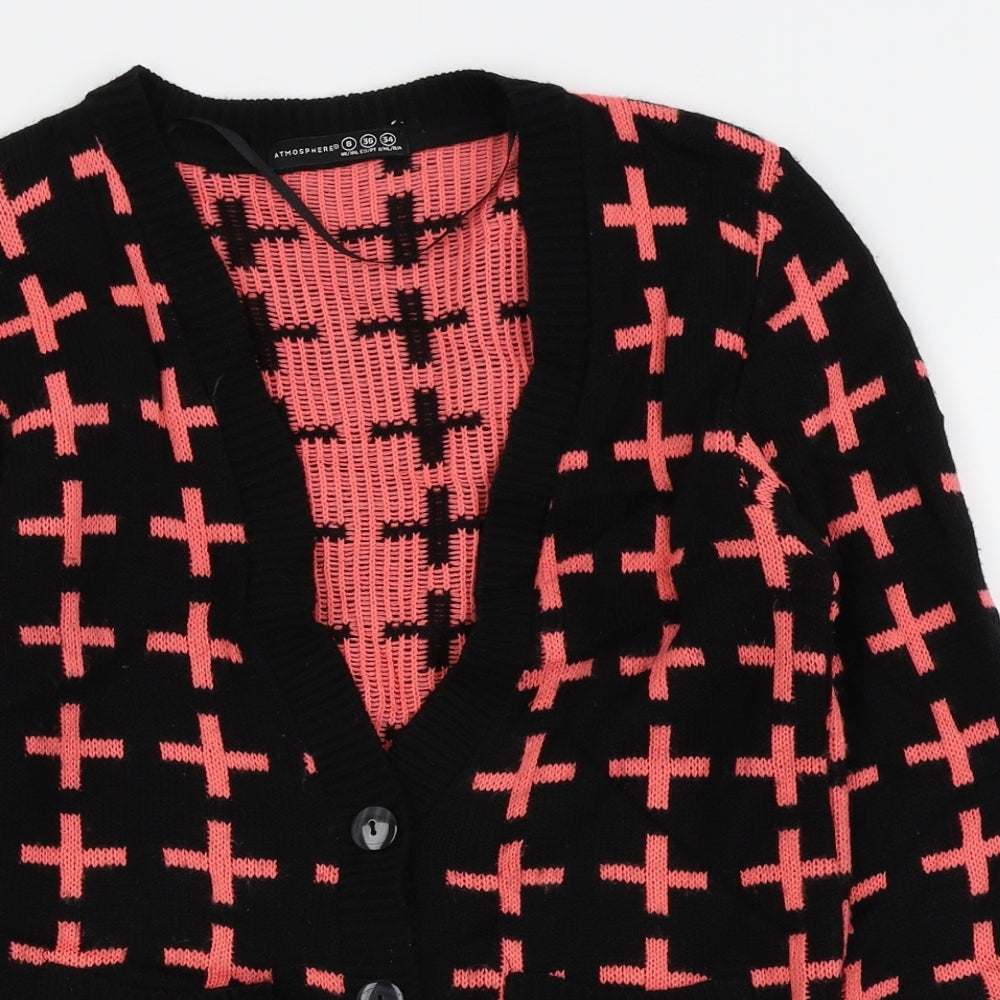 Primark Womens Black   Cardigan Jumper Size 8