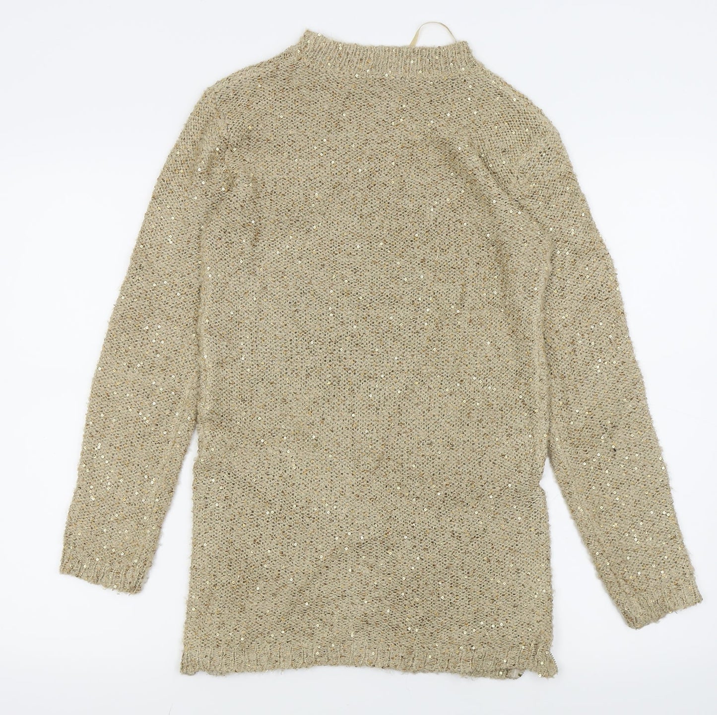 Primark Womens Gold   Fit & Flare  Size 6