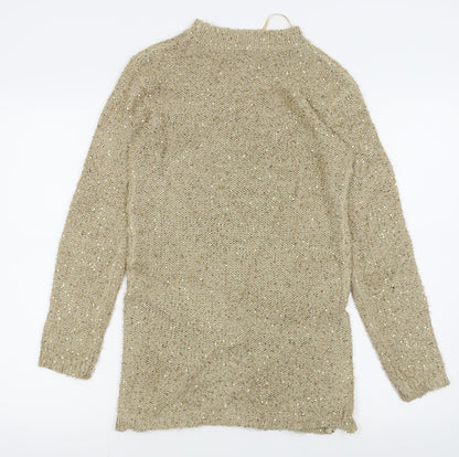 Primark Womens Gold   Fit & Flare  Size 6