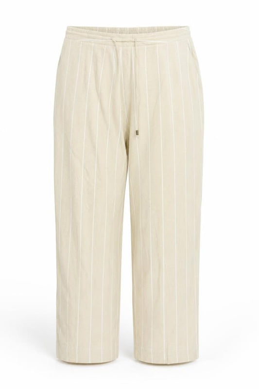 Womens UK Size 18 BEING CASUAL Regular Fit  Beige Trousers