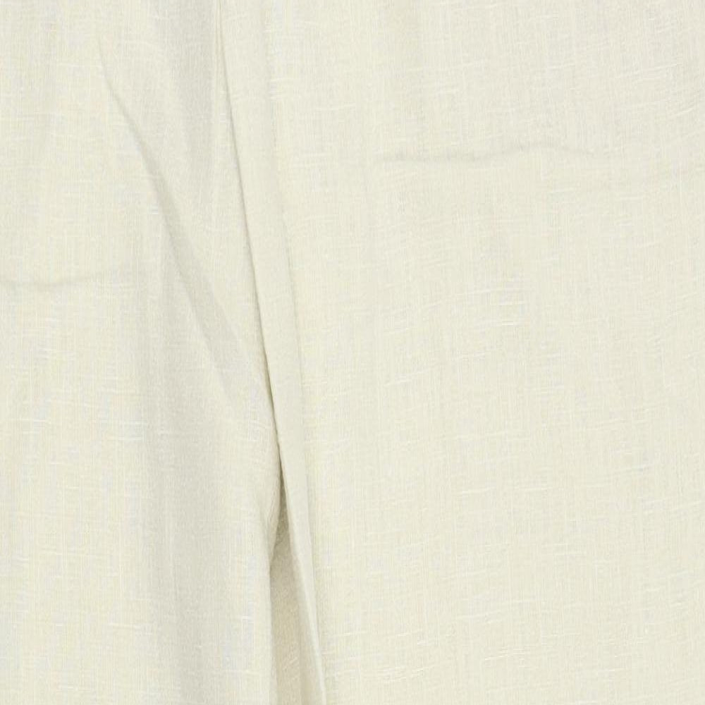 Evie Collection Womens Beige   Trousers  Size 12 L27 in