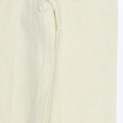 Evie Collection Womens Beige   Trousers  Size 12 L27 in