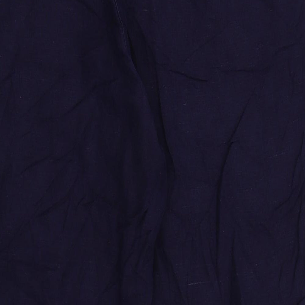 ANNE BROOKES Womens Blue   Trousers  Size 14 L23 in