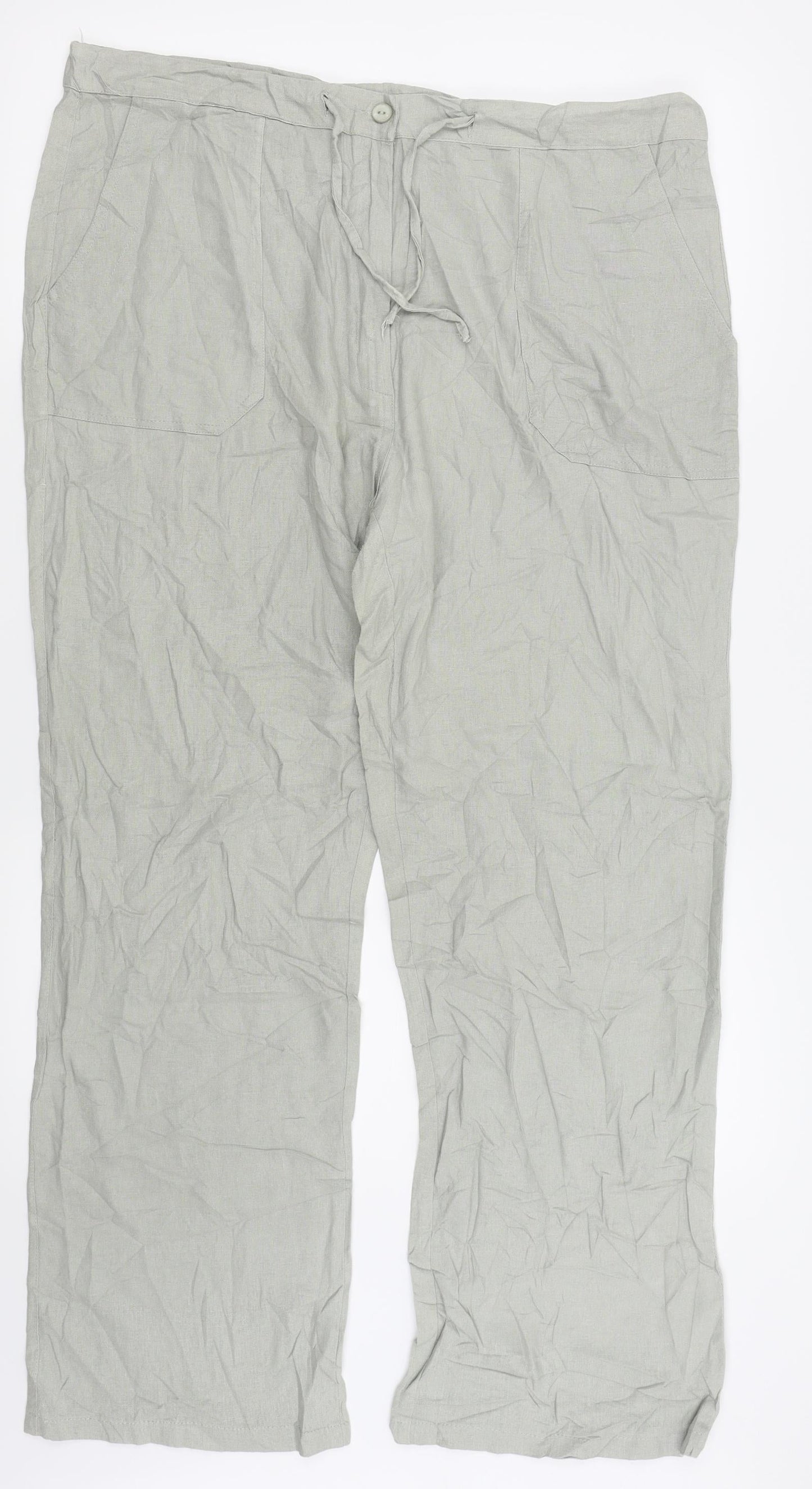 dromedar Womens Green   Trousers  Size 2XL L28 in