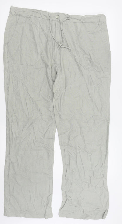 dromedar Womens Green   Trousers  Size 2XL L28 in