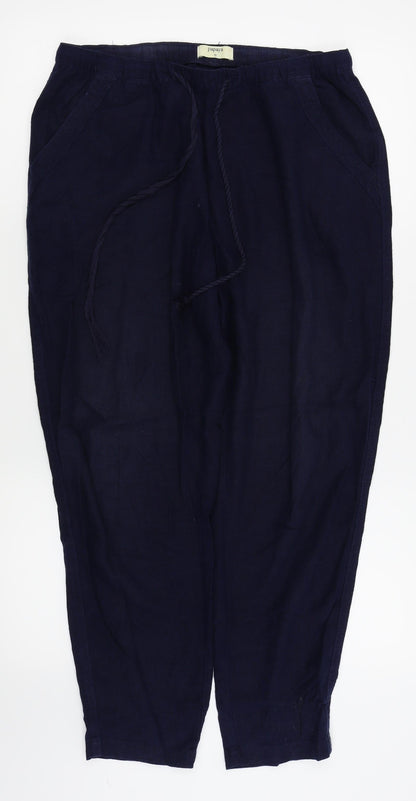 Womens UK Size 10 Papaya Regular Fit  Blue Trousers