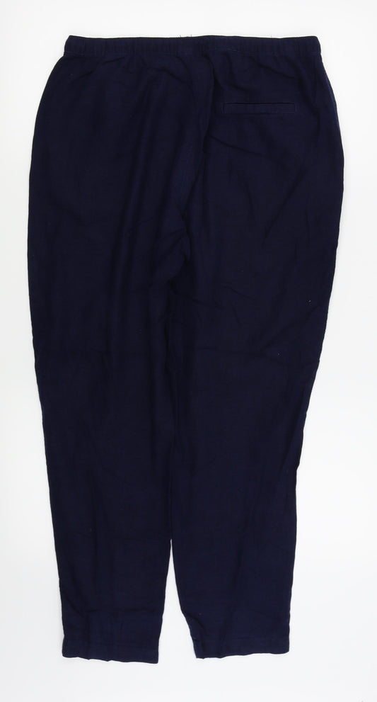 Womens UK Size 10 Papaya Regular Fit  Blue Trousers