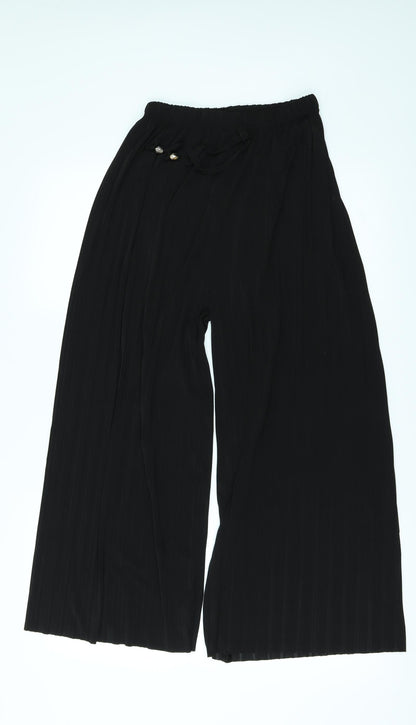 Womens UK Size 34 in Preworn Regular Fit  Black Trousers