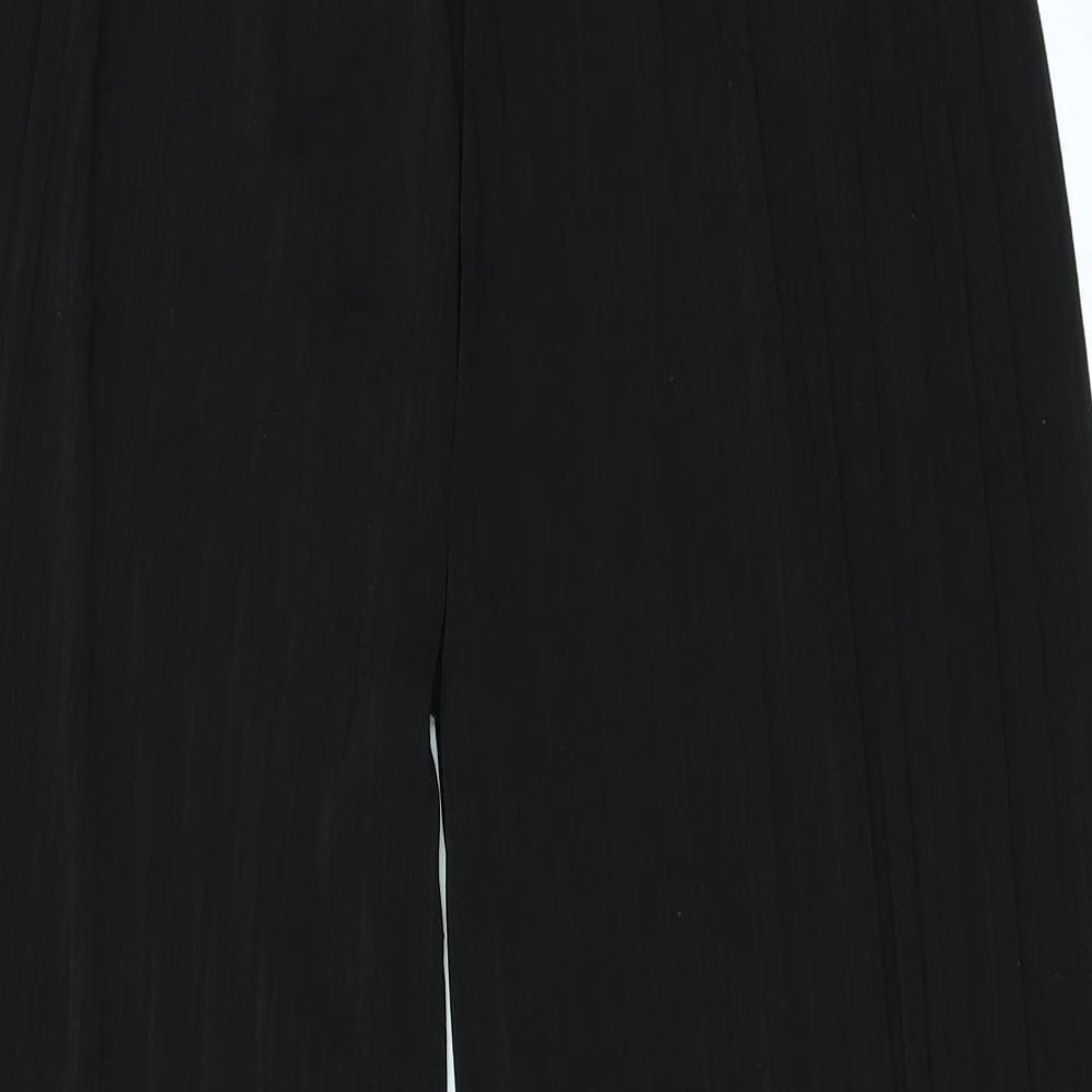 Womens UK Size 34 in Preworn Regular Fit  Black Trousers