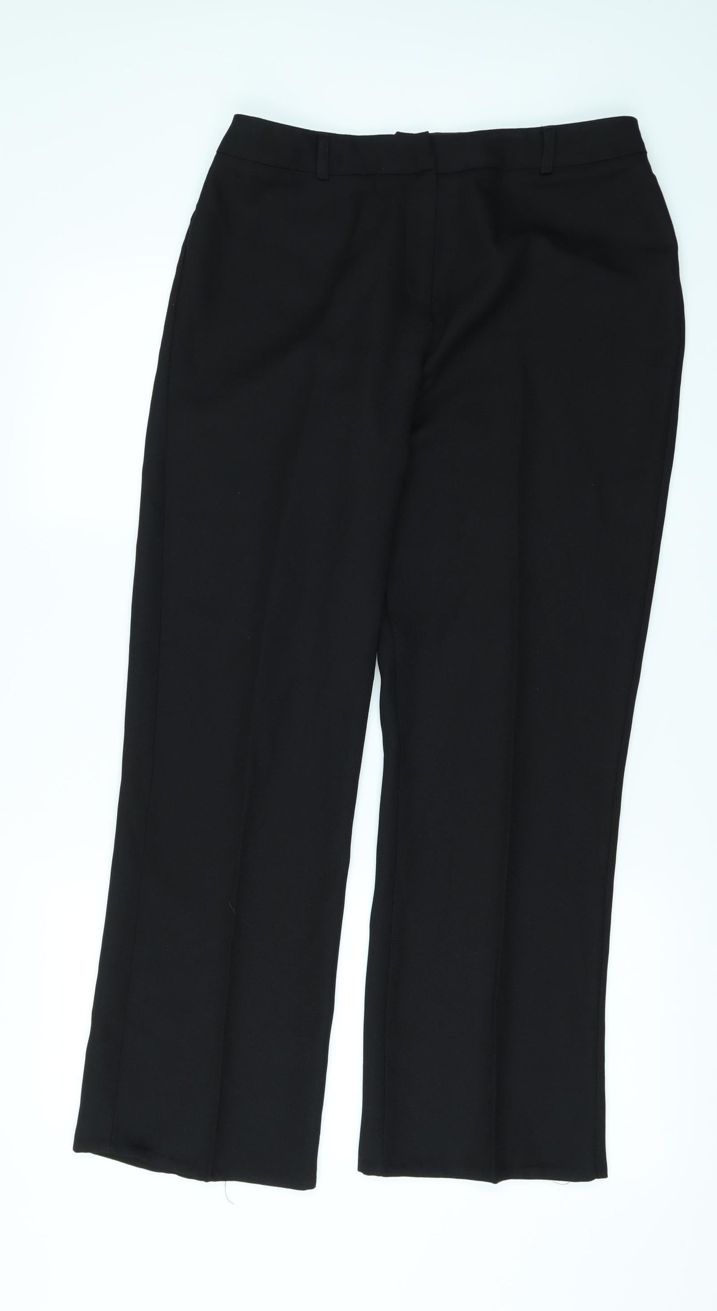 OPUS Womens Black   Trousers  Size 12 L29 in