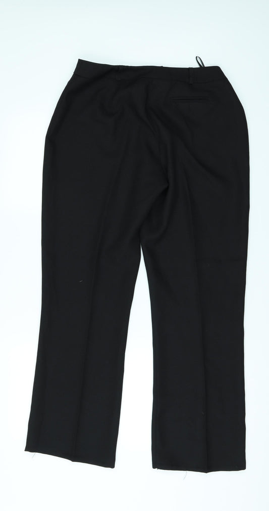 OPUS Womens Black   Trousers  Size 12 L29 in