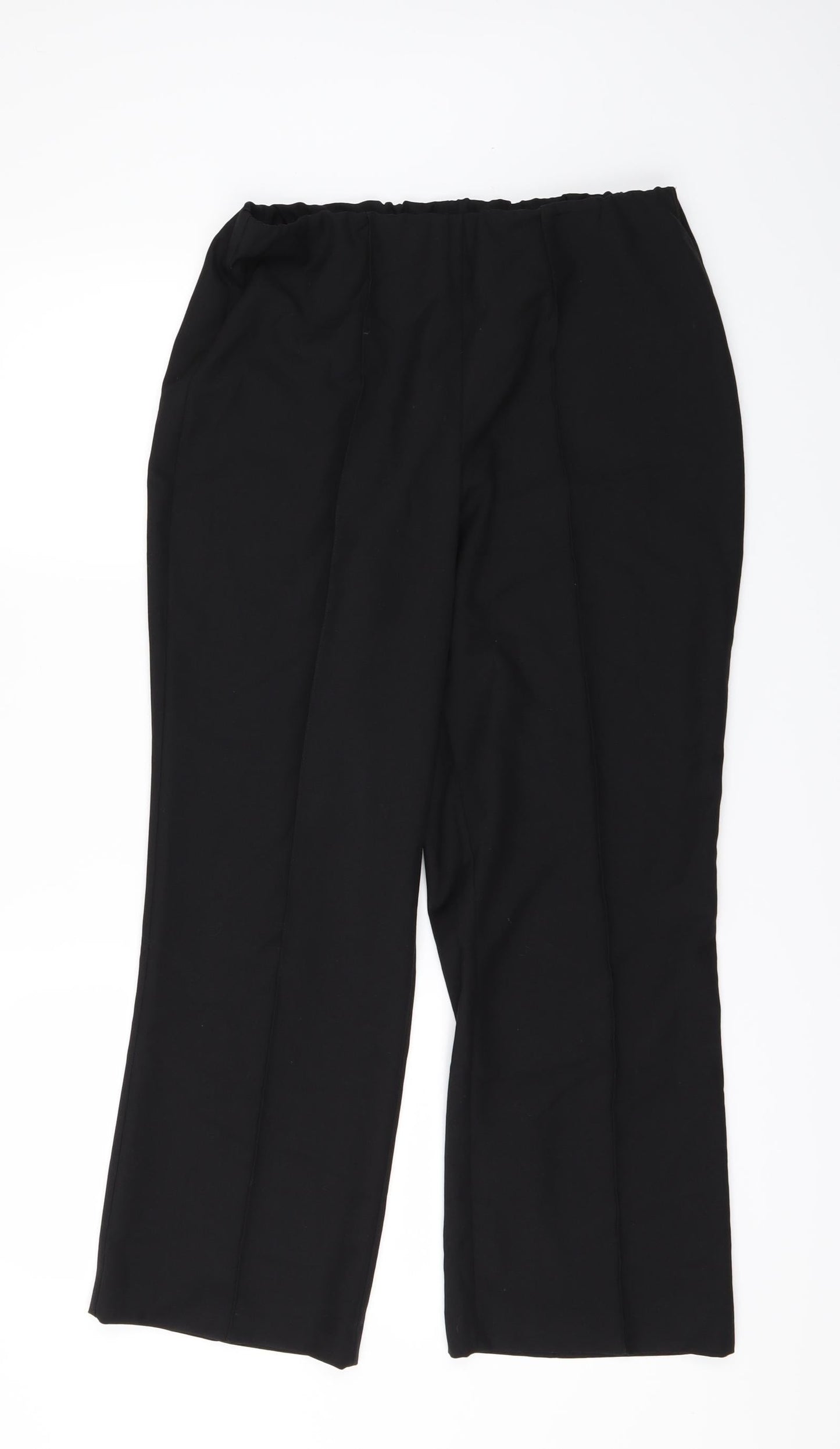Preworn Womens Black   Trousers  Size 10 L25 in