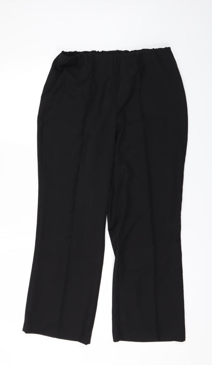 Preworn Womens Black   Trousers  Size 10 L25 in