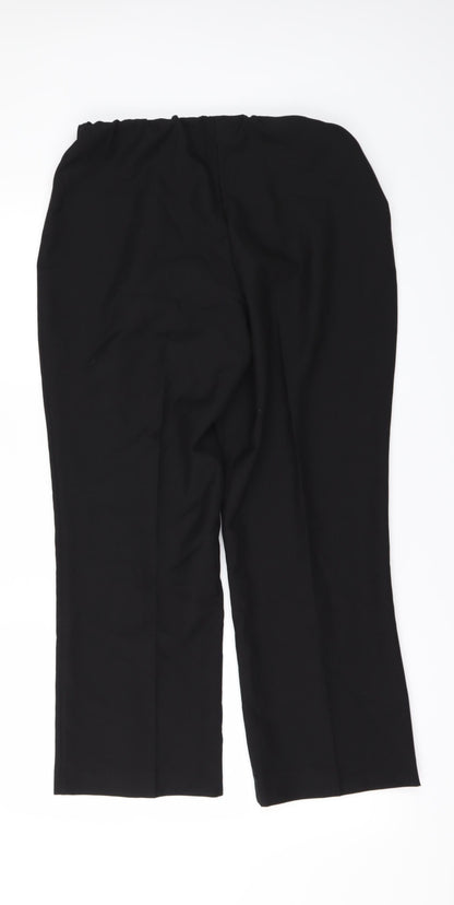 Preworn Womens Black   Trousers  Size 10 L25 in
