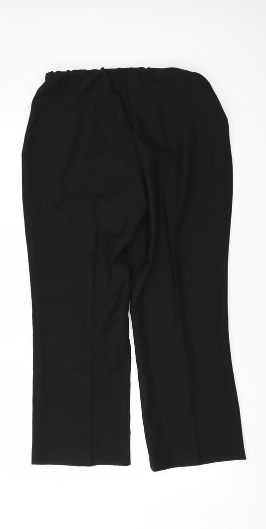 Preworn Womens Black   Trousers  Size 10 L25 in