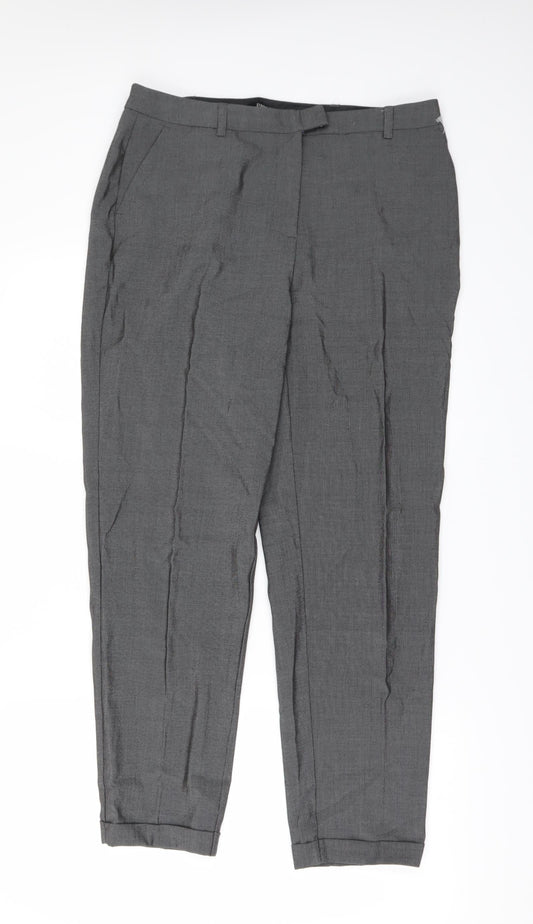 Womens UK Size 12 Papaya Regular Fit  Grey Trousers